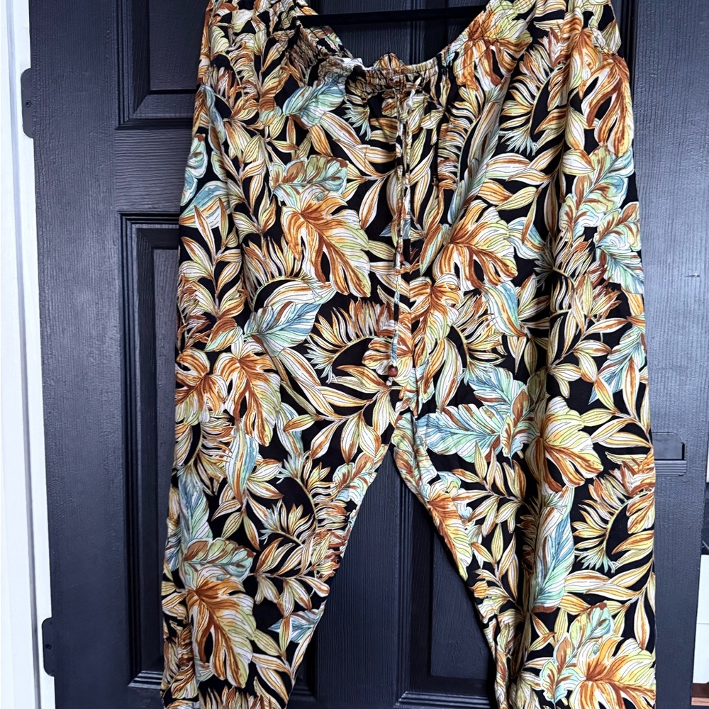ASOS Multicolor Tropical Print Pants